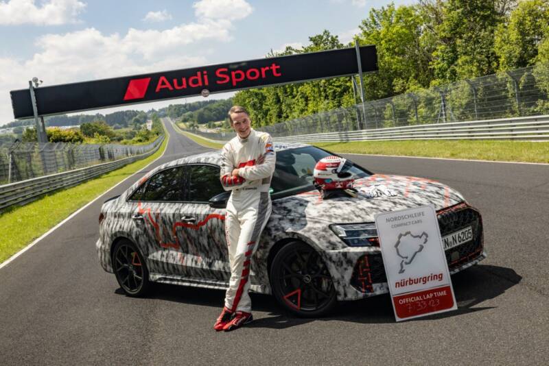 02_De volta à pista_recorde de volta mais rápida para a Audi Sport no segmento compacto