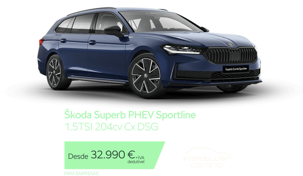 Campanha Škoda Superb Break Um bom negócio, para os seus negócios. 40 superb sportline